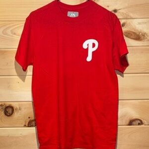 Majestic Phillies Trea Turner Red Tee - Size Medium